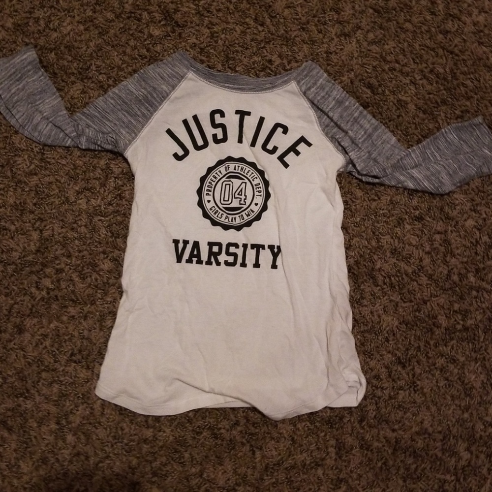 Justice athletic shirt
